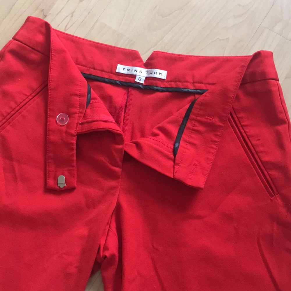 Lucky Red Crop Pants - Picture 2 of 5